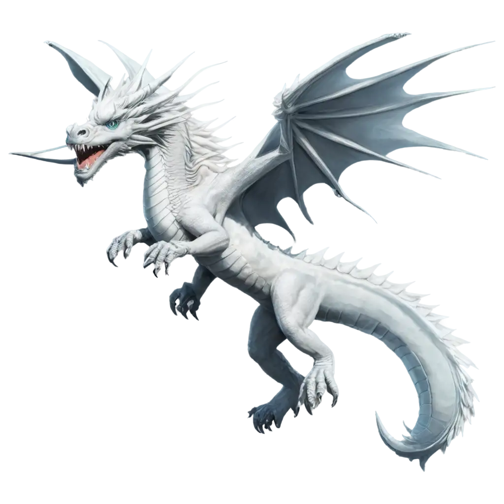 White-Fury-Dragon-PNG-Envisioning-a-Mythical-Beast-in-HighQuality-Detail