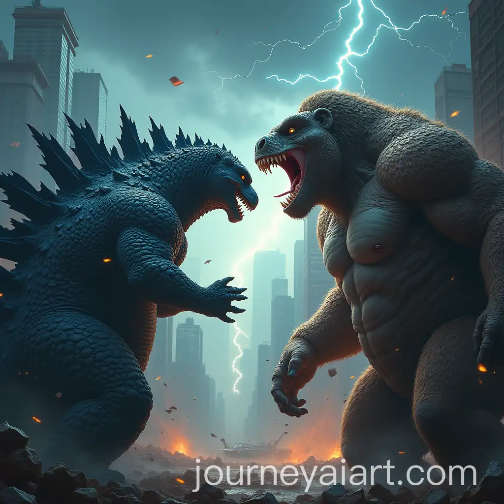 Epic-Clash-of-Titans-Shark-and-Dinosaur-Face-Off-Against-Godzilla-and-Kong