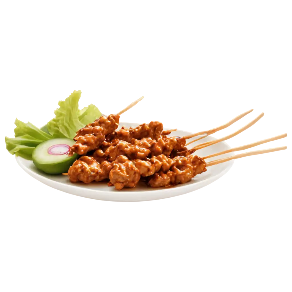 Delicious-Chicken-Satay-PNG-Image-Savor-the-Visual-Feast-of-Freshly-Grilled-Skewers