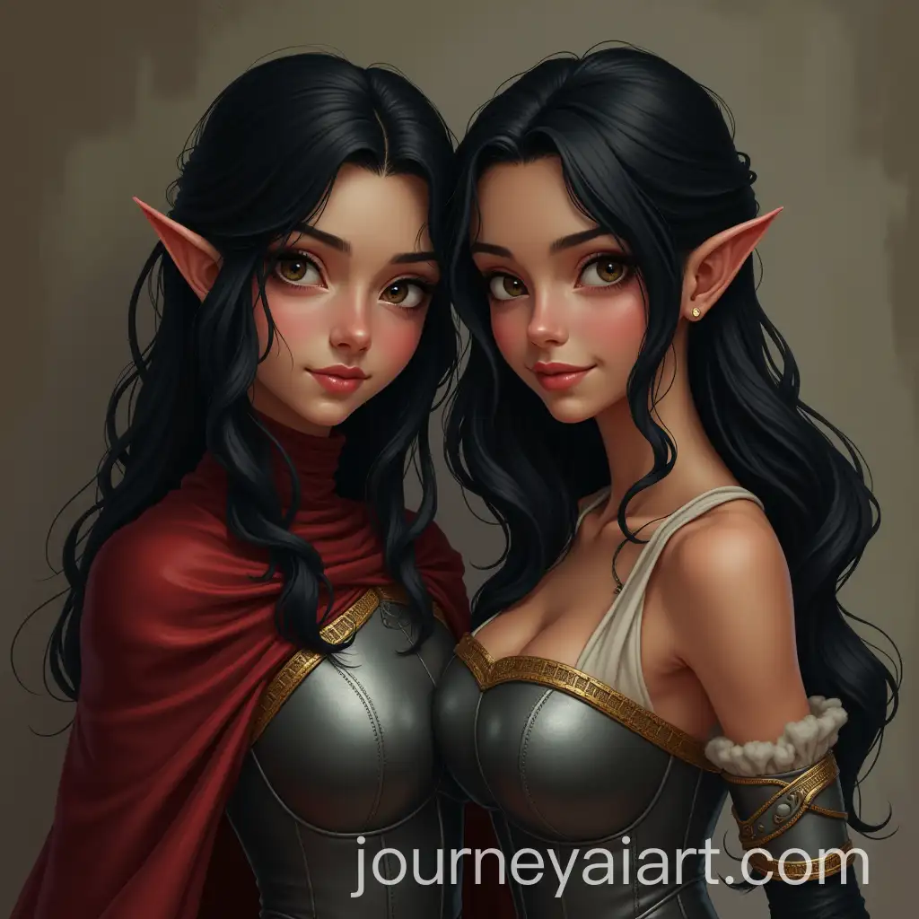 Young-Female-Knight-Queen-with-Black-Hair-in-Elegant-Armor