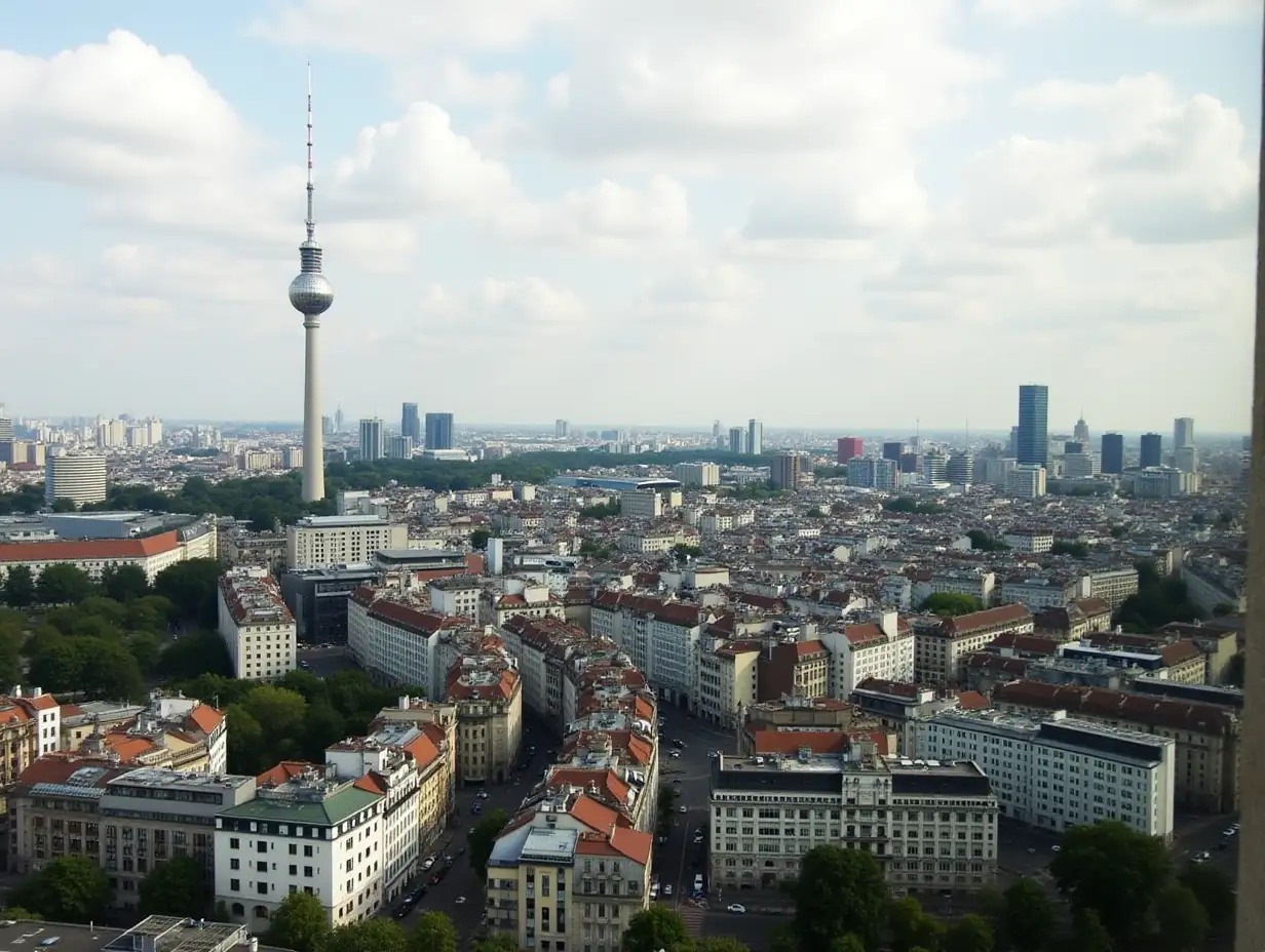 Ausblick auf Berlin Mitte