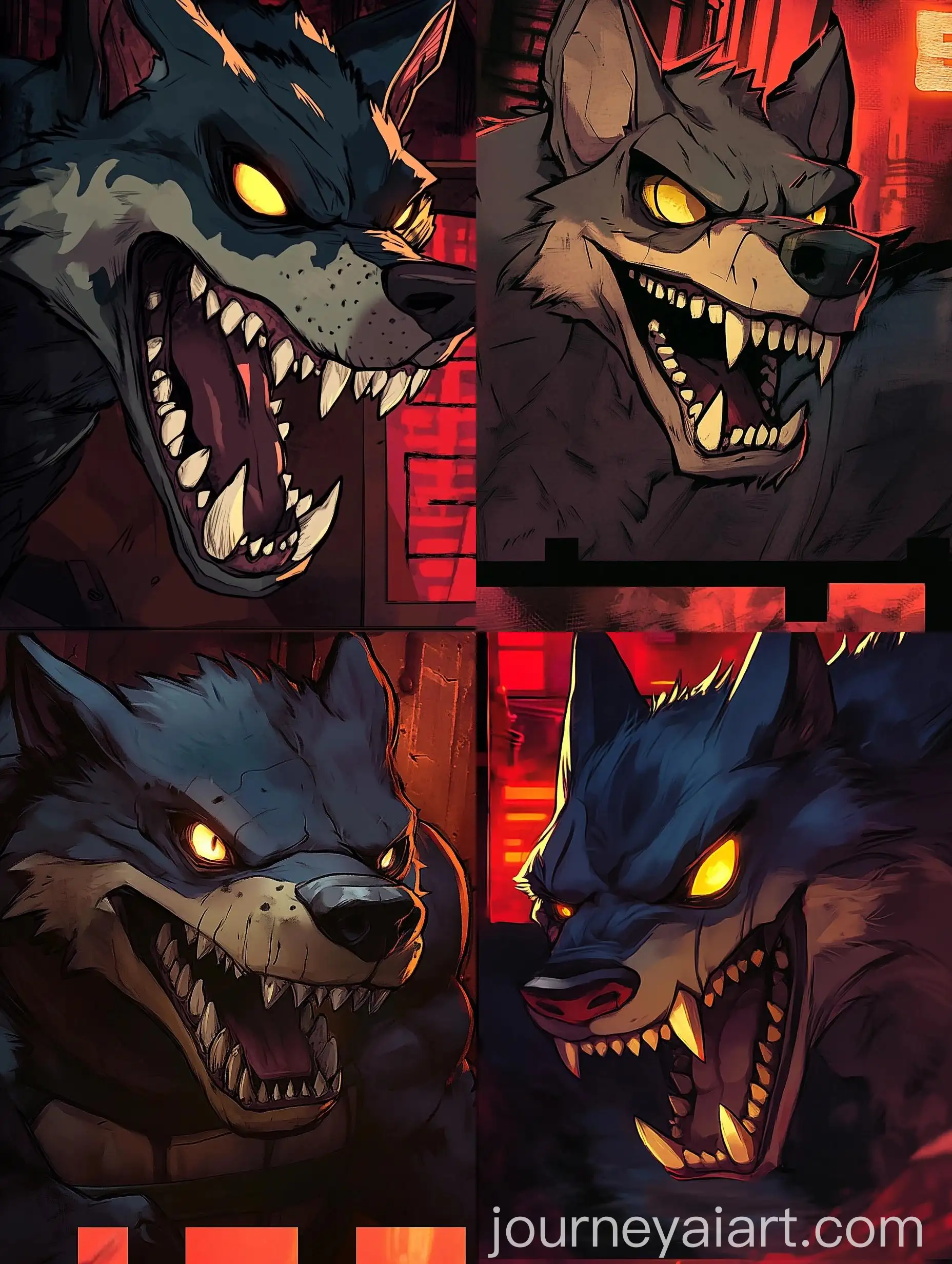 Mutated-Wolf-in-Sewer-Lair