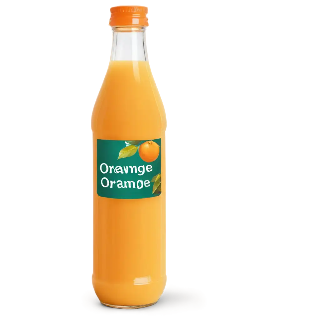 HighQuality-PNG-of-Orange-Juice-in-Bottle-with-Label-and-Oranges