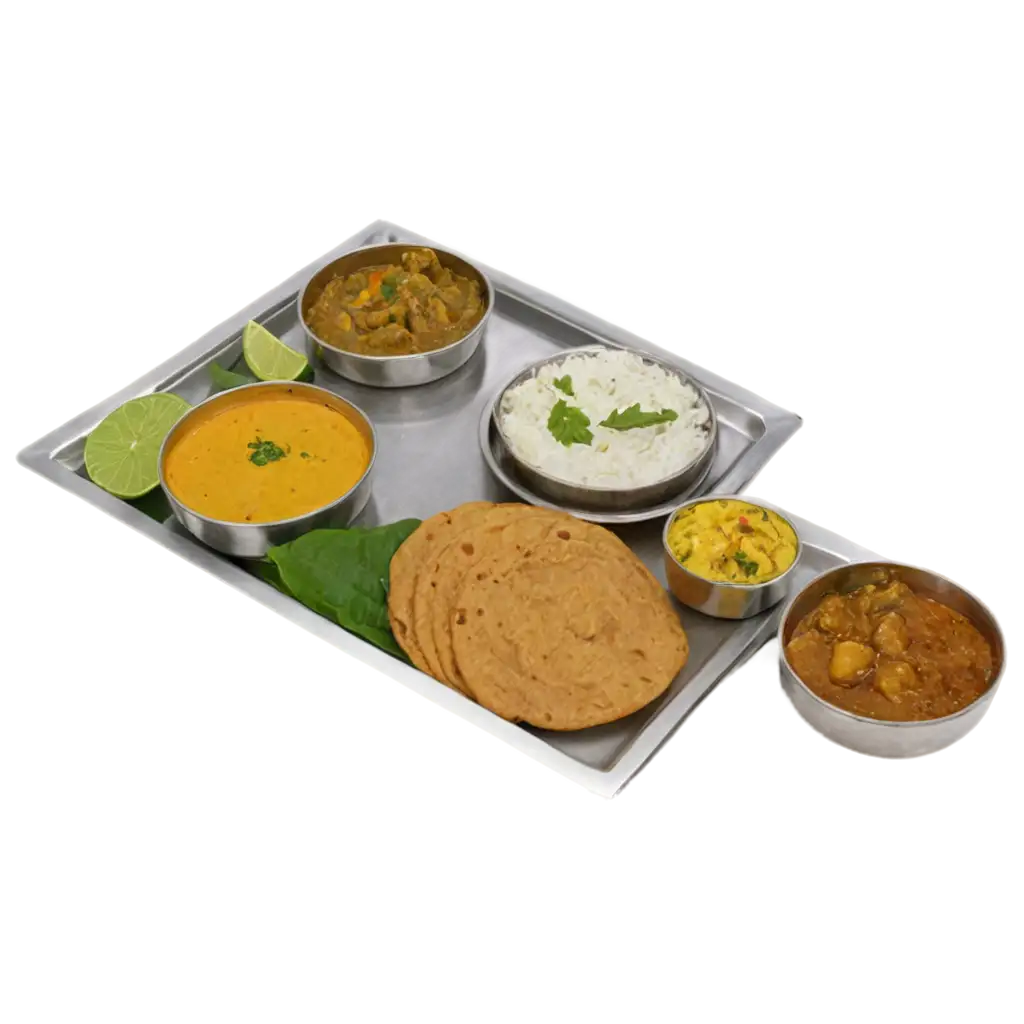 HighQuality-Non-Veg-Thali-PNG-Image-for-Culinary-Delight-and-Marketing