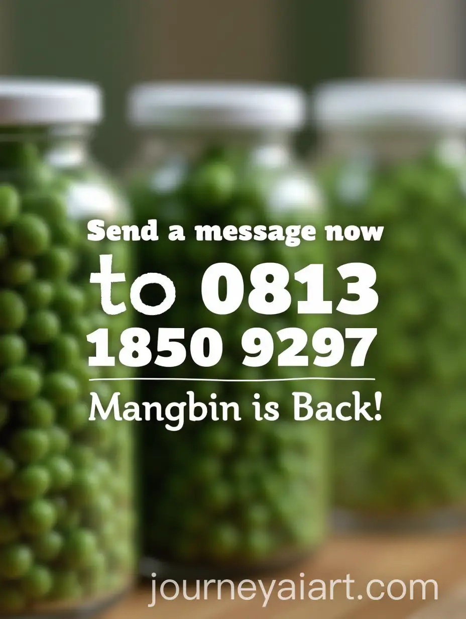 Cheerful-Announcement-with-Green-Bean-Jar-and-Bold-Typography