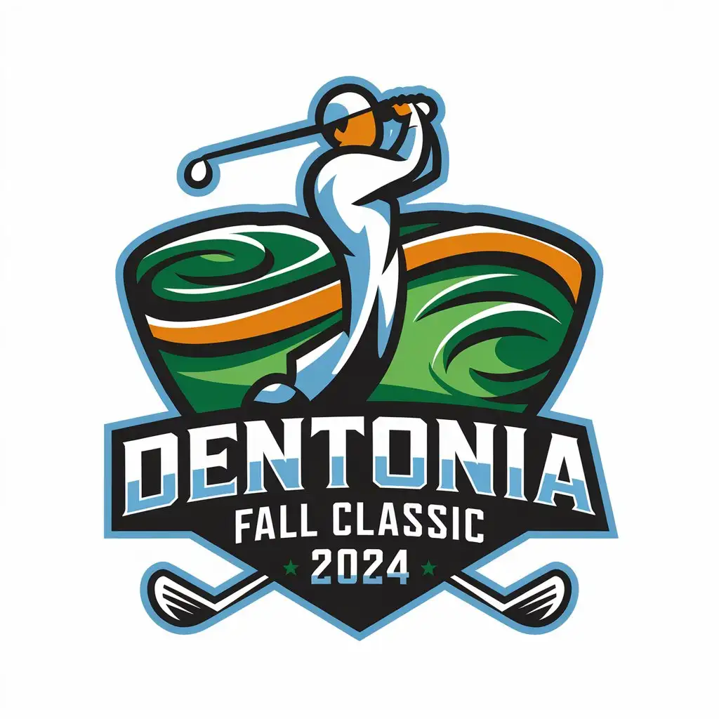 LOGO Design for Dentonia Fall Classic 2024 Golf Green Elegance in Sports Fitness Industry