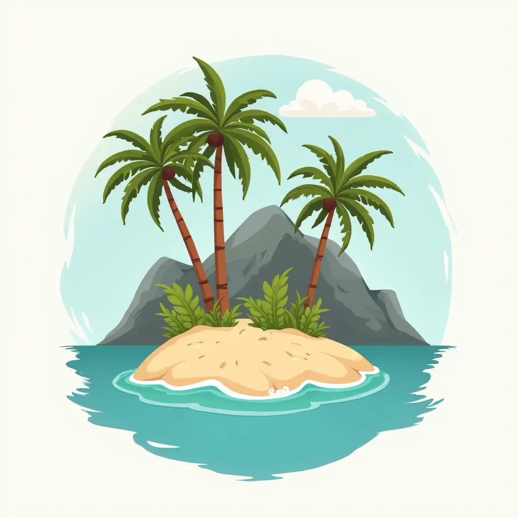 Paradise island of clothes logo