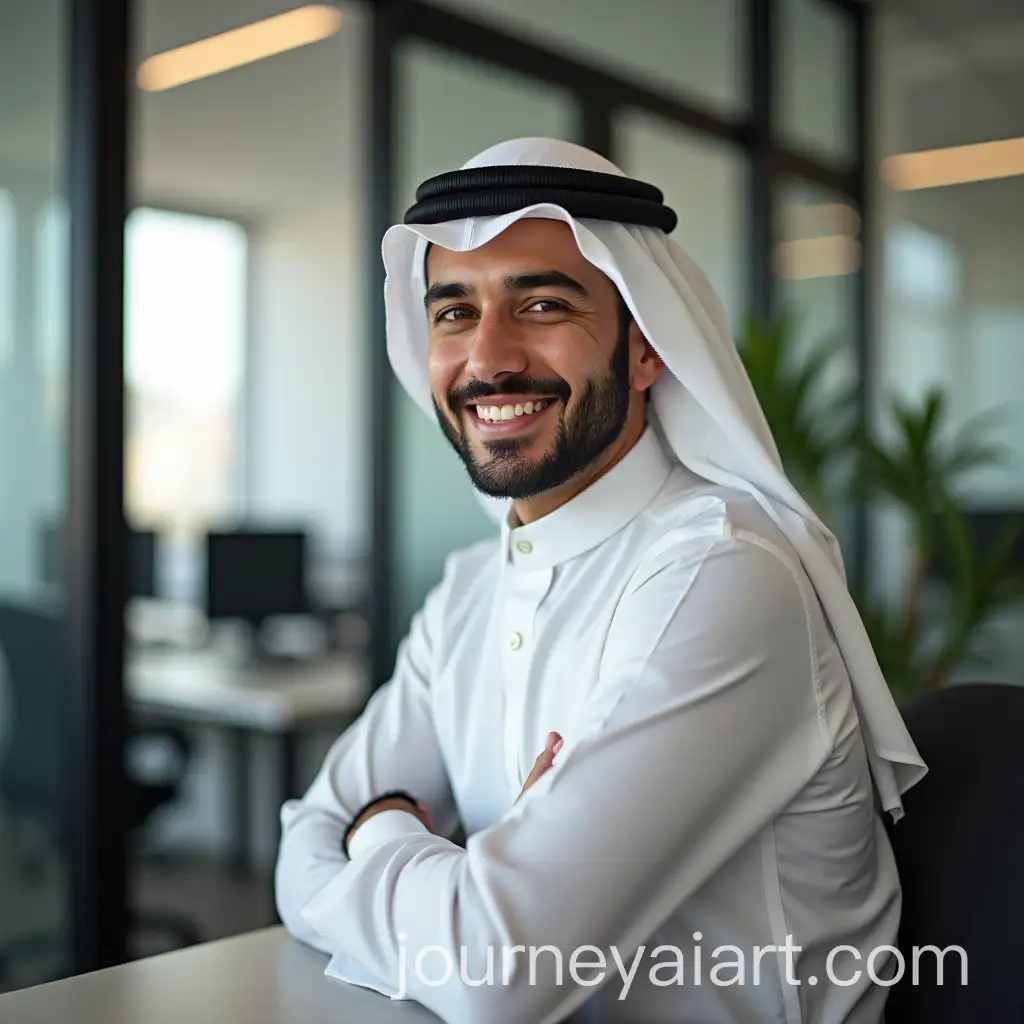 AI-Image-Prompt-ExpansionYoung-Saudi-Arabian-Man-in-a-Realistic-Office-Setting