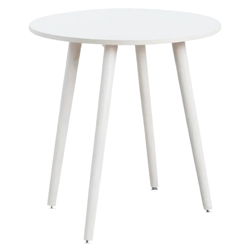 White-Wooden-Round-Table-for-Outdoor-Use-PNG-HighQuality-Transparent-Image-for-Versatile-Applications