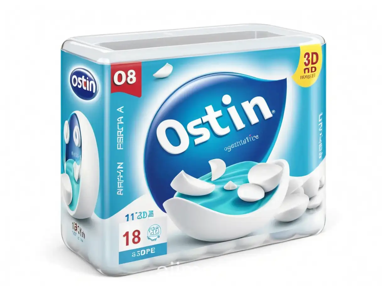 18Piece-3D-Model-Design-Featuring-Ostin-Company-Name-in-Natural-Size