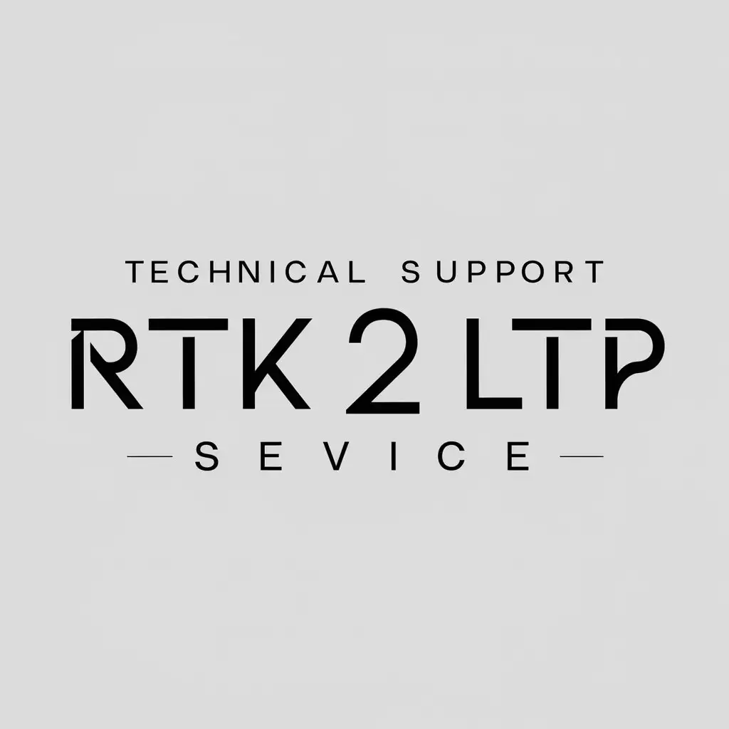 Logo-Design-for-Technical-Support-Service-RTK-2-LTP-with-Moderate-and-Clear-Background