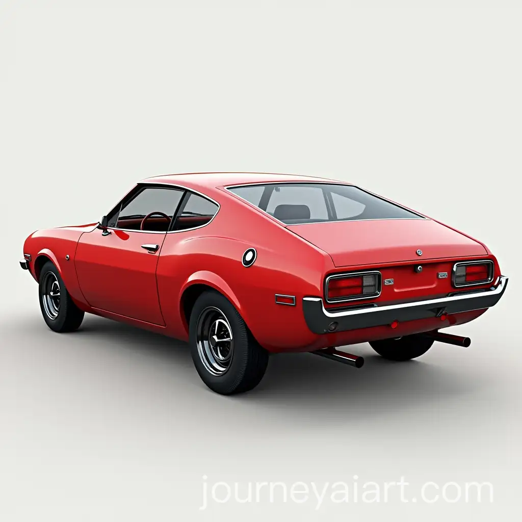 1974-Toyota-Celica-Fastback-in-Red-Side-Rear-View