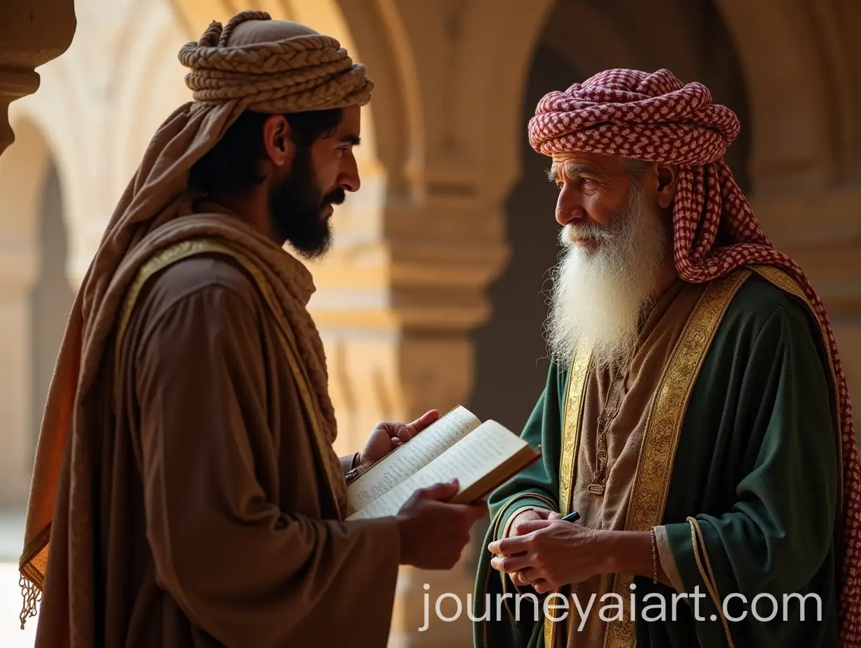 Old-Arab-Person-in-6th-Century-Hijri-Year-Wearing-Traditional-Arab-Headgear-and-Clothes
