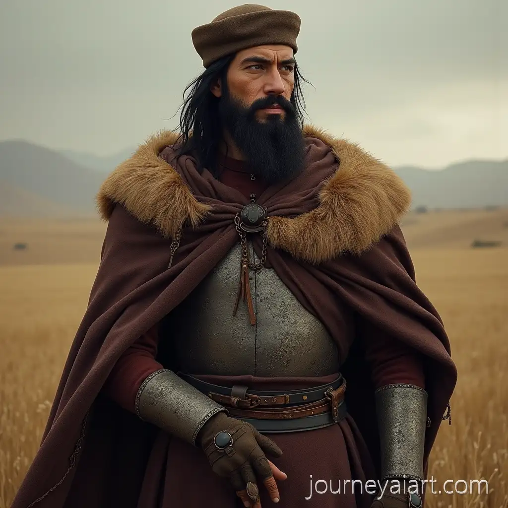 Portrait-of-SikymaSikyma-XV-century-warrior-a-XV-Century-Kirghiz-Warrior