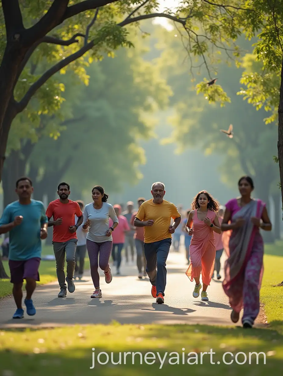 Group-of-Indian-People-Engaging-inAI-Image-Prompt-Expansion-Fitness-Activities-in-Morning-Park-Setting