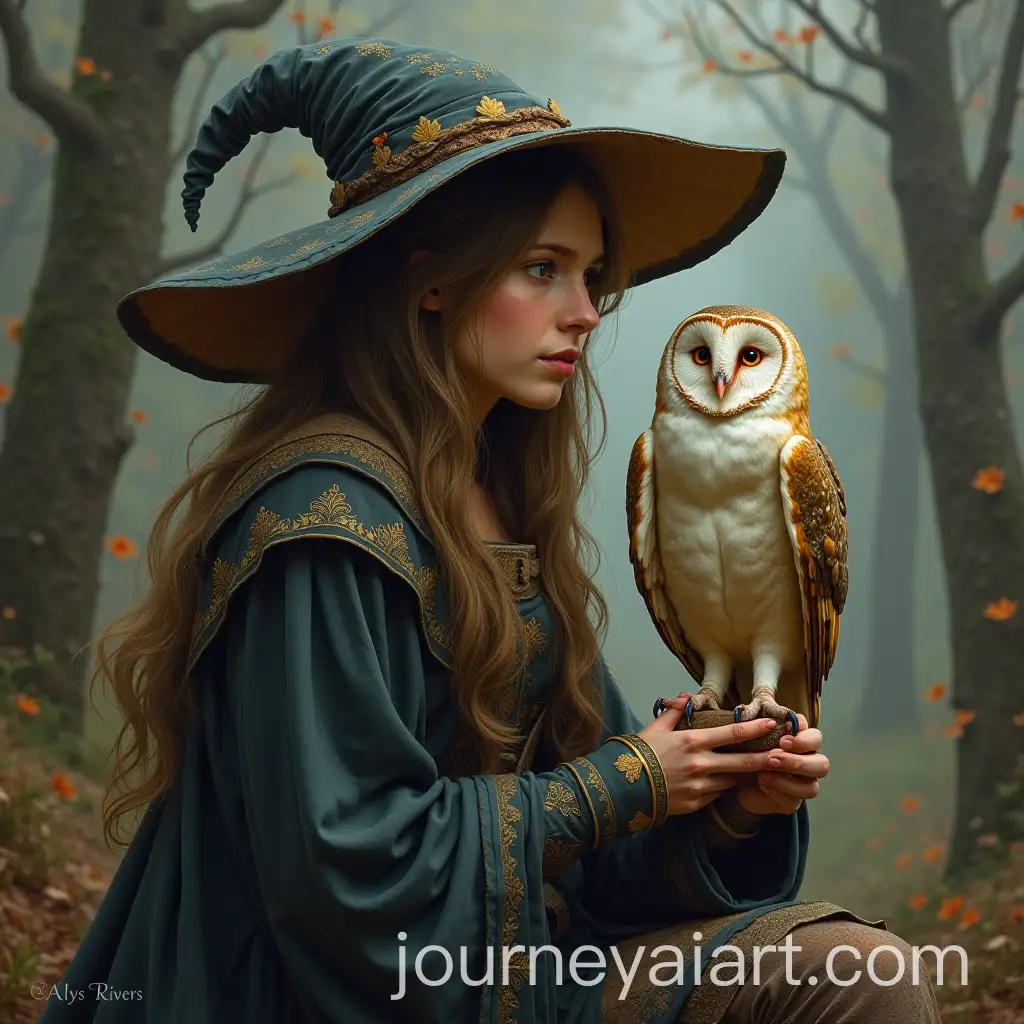 Witch-with-Barn-Owl-Portrait-in-11-Aspect-Ratio