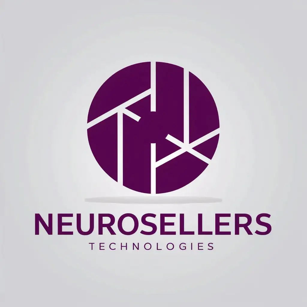 LOGO Design For NeuroSellers Technologies Purple Vector Logo Design