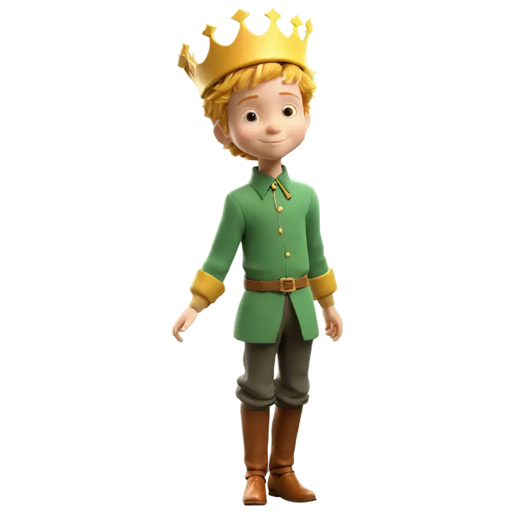 little prince in the green color