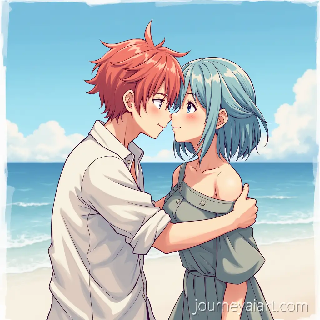 Yoshiki-and-Hikaru-from-Anime-Summer-When-the-Light-FadedYoshiki-and-Hikaru-illustration-in-a-Peaceful-Moment
