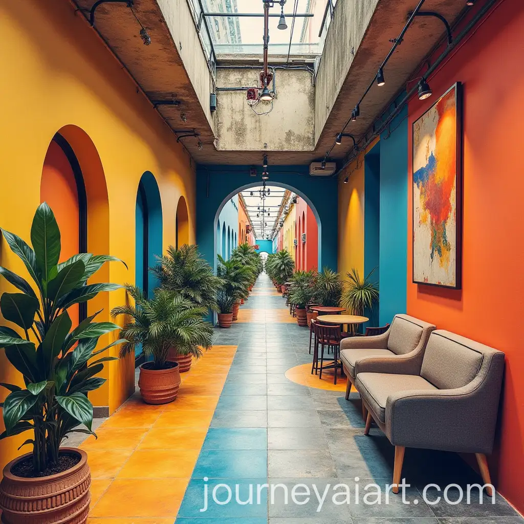 Indoor-Hotel-Collage-with-Urban-Streets-in-Welcoming-Colors