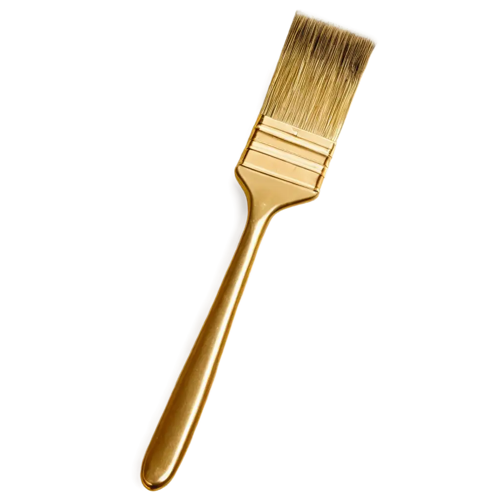 GoldShiny-Paintbrush-PNG-Image-for-Wall-Painting-Full-of-Glamour-and-Shine