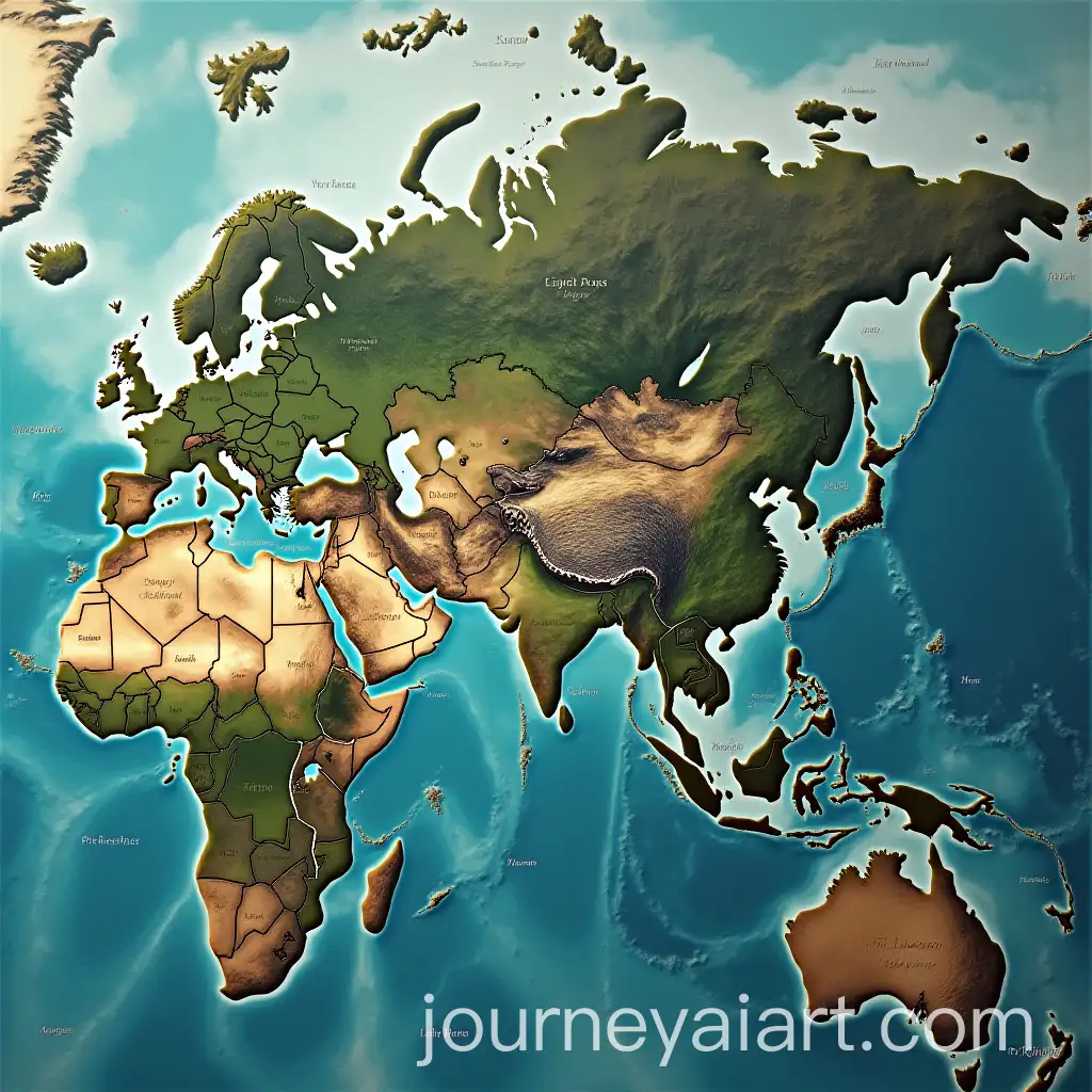 Detailed-Realistic-World-Map-in-a-Square-Format