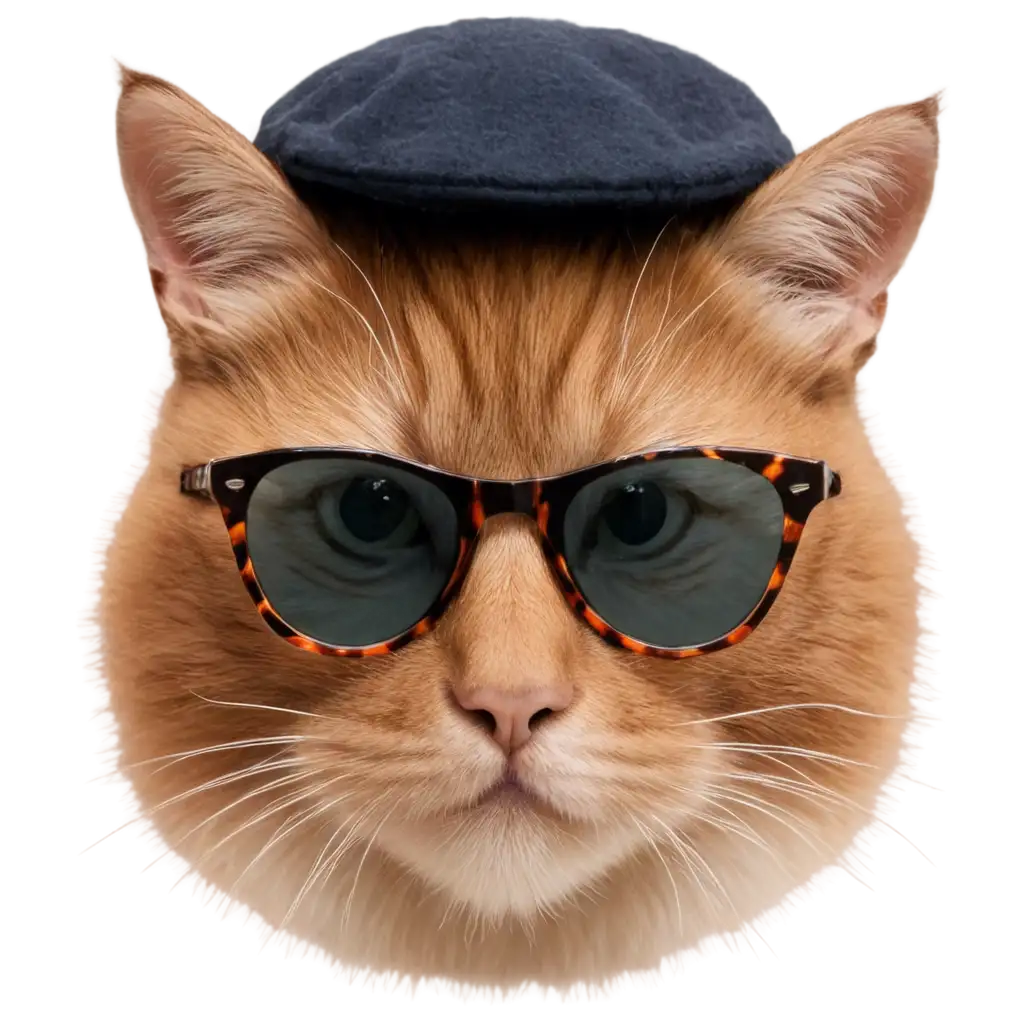 Cool-Cat-with-Hat-and-Glasses-PNG-Image-Stylish-Feline-Character-Concept