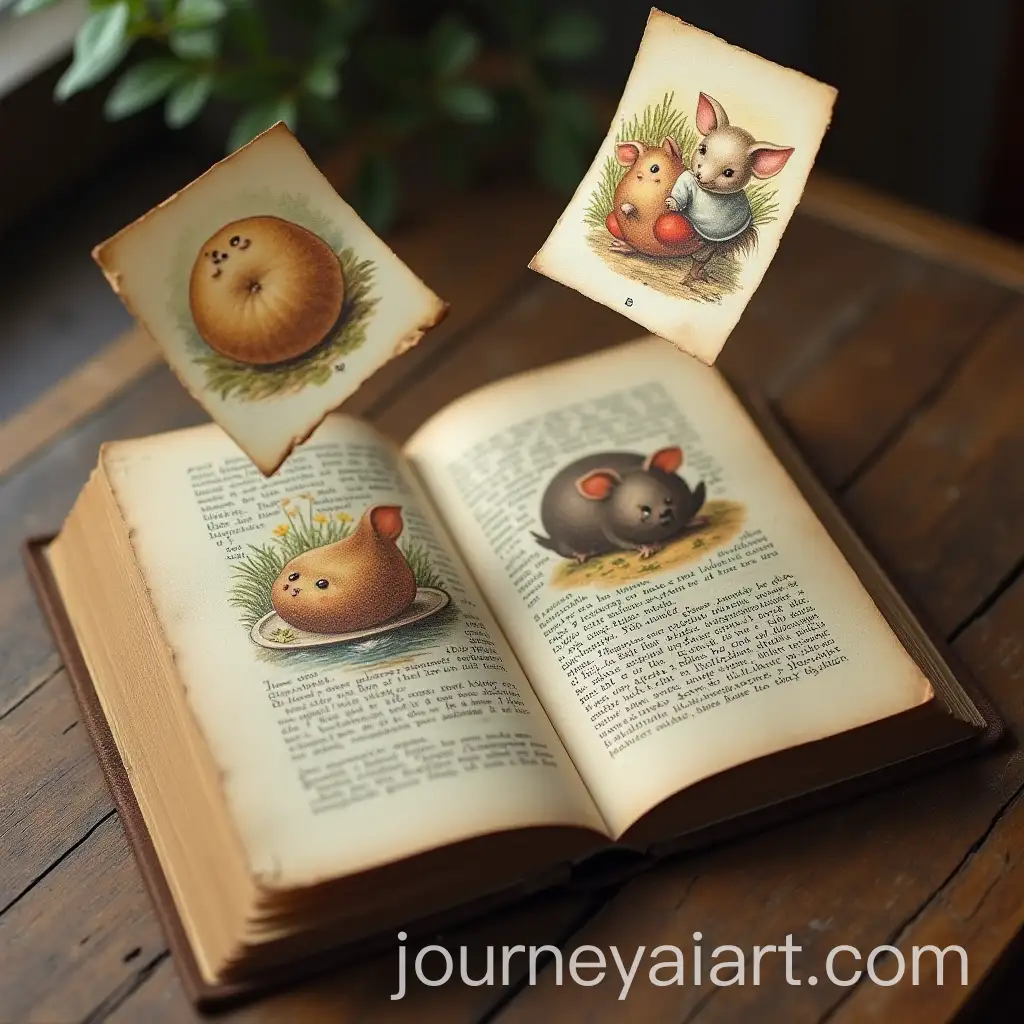 Vintage-Fairytale-Book-with-Floating-Pages-and-Classic-Illustrations