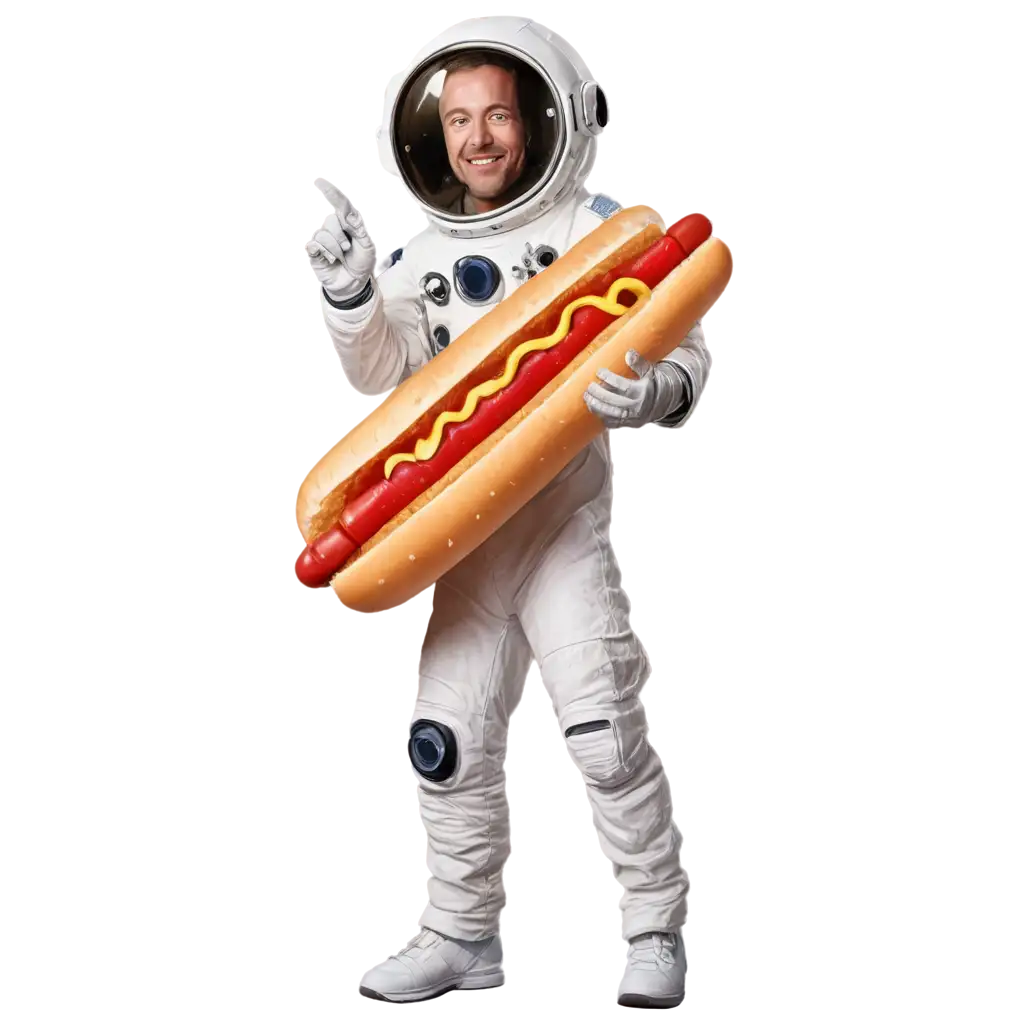 Astronaut-on-a-Hot-Dog-PNG-Image-Unique-and-Fun-Digital-Artwork-forPNG-Image-Usage-Scenarios-Creative-Use