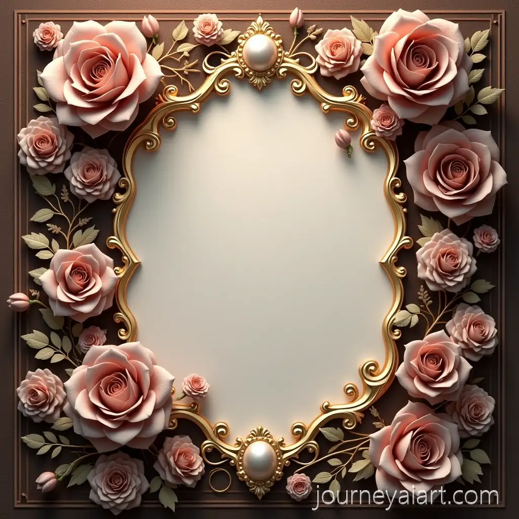 Luxury-wedding-invitation-designLuxury-Wedding-Invitation-with-3D-Floral-Accents-and-Golden-Borders