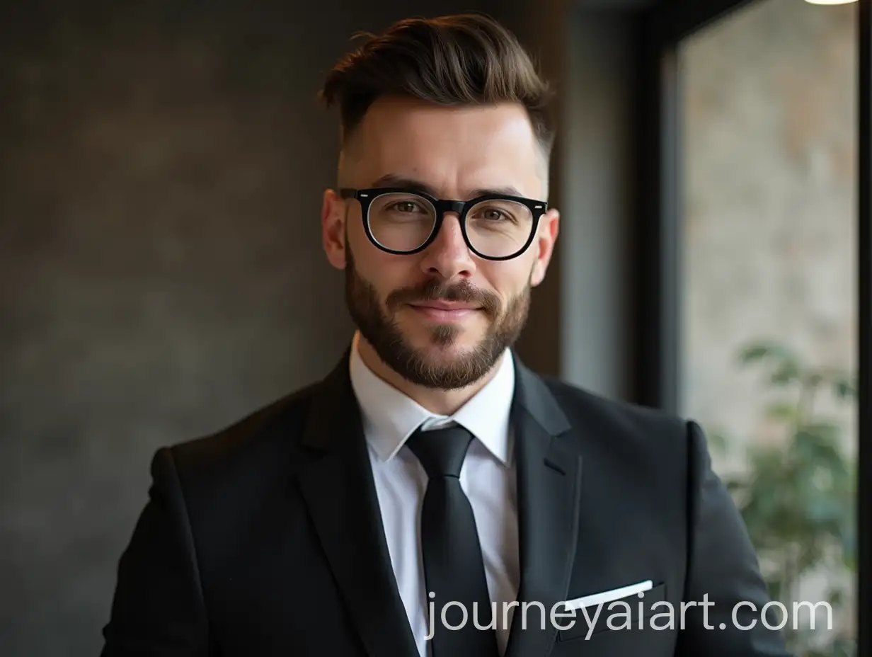 Confident-Male-English-Course-Teacher-Introduces-Spirit-English-Course