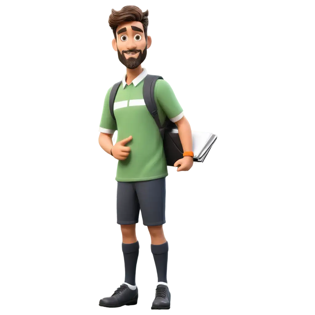 Cartoon-Soccer-Coach-with-Short-Beard-and-Notebook-PNG-Image-Coaching-Excellence-on-the-Football-Field