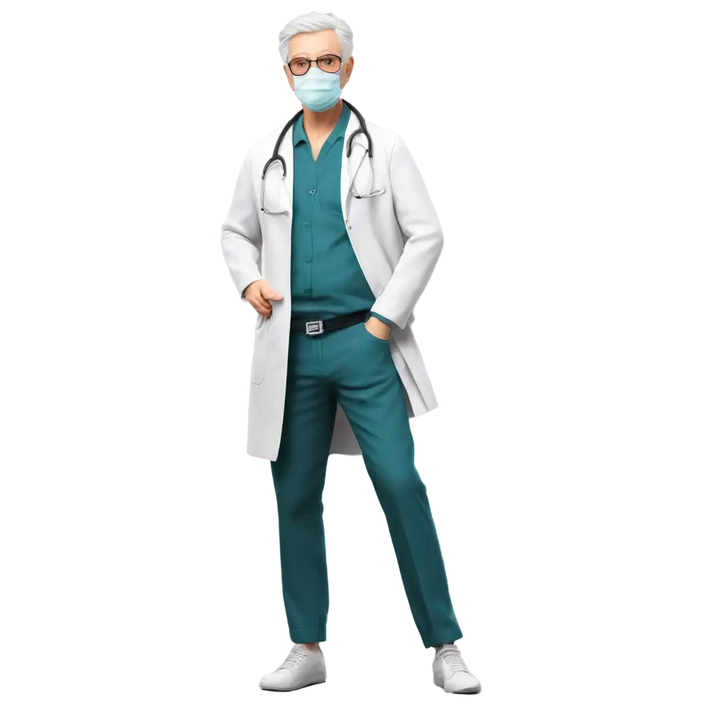 HighDefinition-PNG-Image-of-a-Senior-Doctor-for-Professional-and-Educational-Purposes