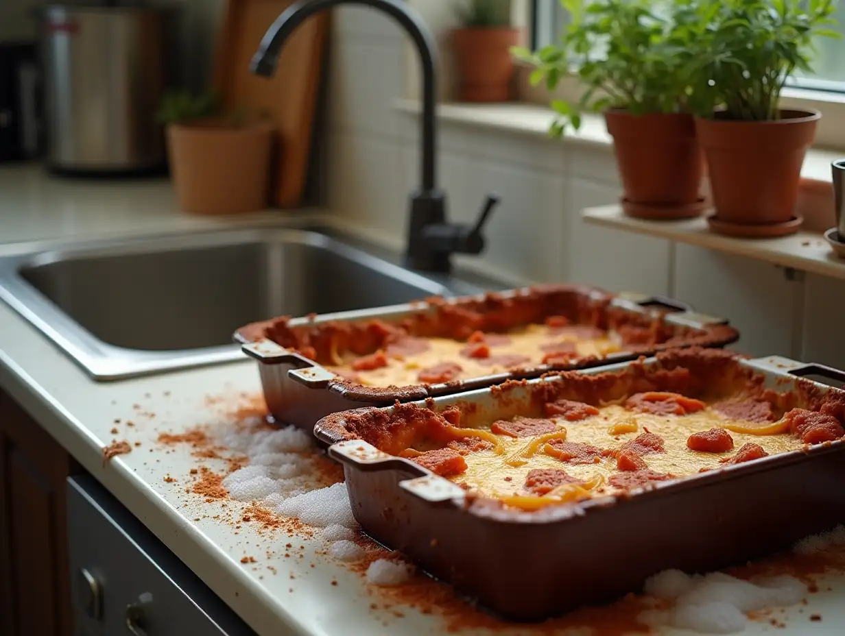 Messy-Kitchen-with-Lasagna-Pans-and-Dirty-Spatulas
