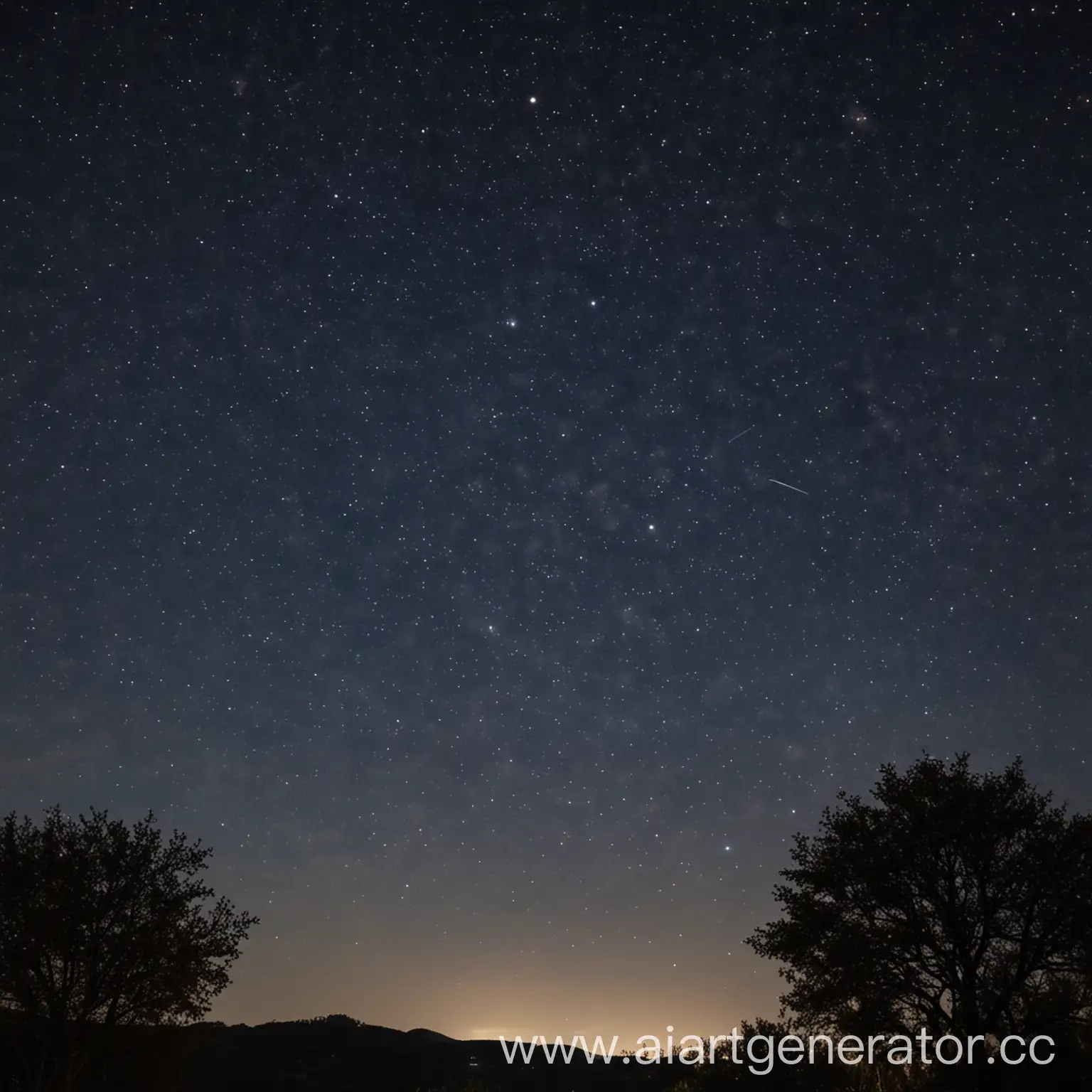 Peaceful-Night-Sky-with-Glowing-Stars