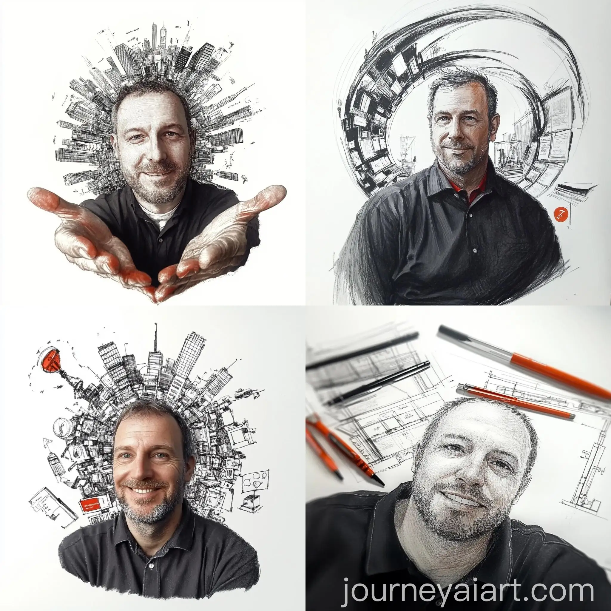 Business-Continuity-Sketch-Drawing-in-Black-and-White