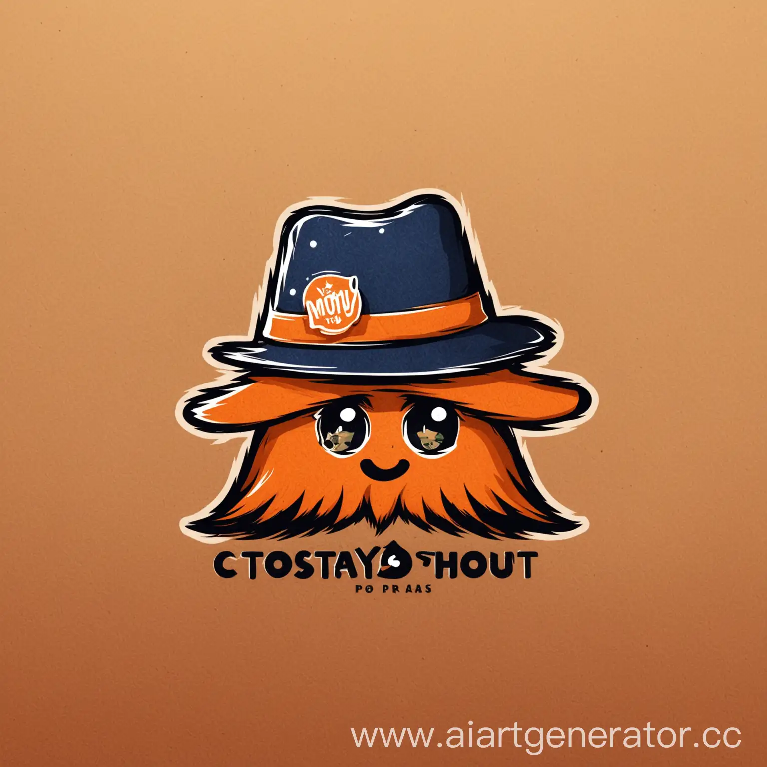 Funny-Logo-with-Hat-for-Clothing-Brand