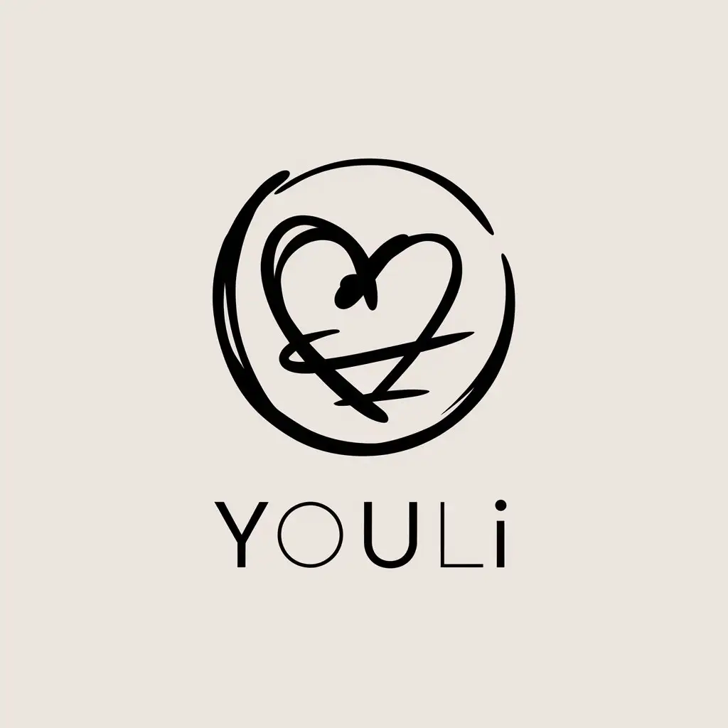 LOGO-Design-for-Youli-Minimalist-Handmade-Aesthetic-with-Clear-Background