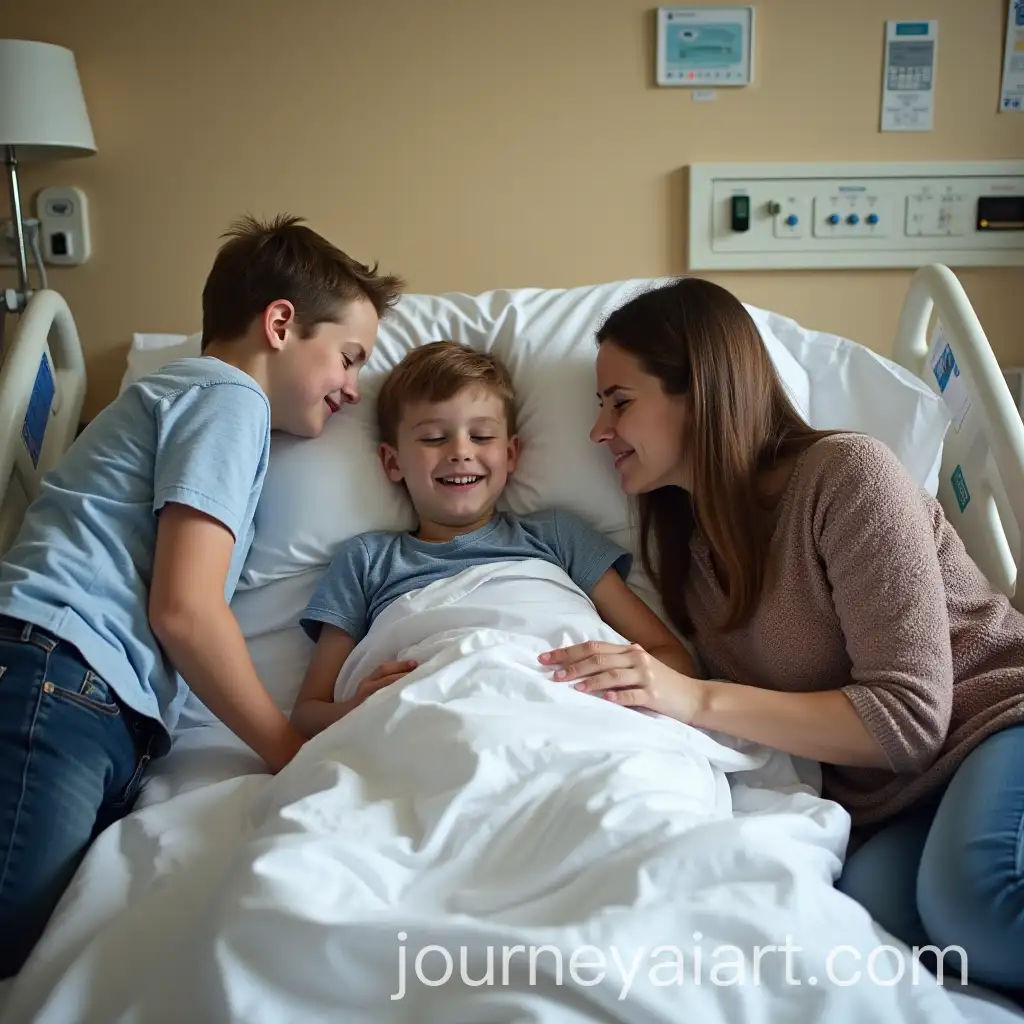 5th-Grader-in-Hospital-Bed-with-Parents-by-His-Side