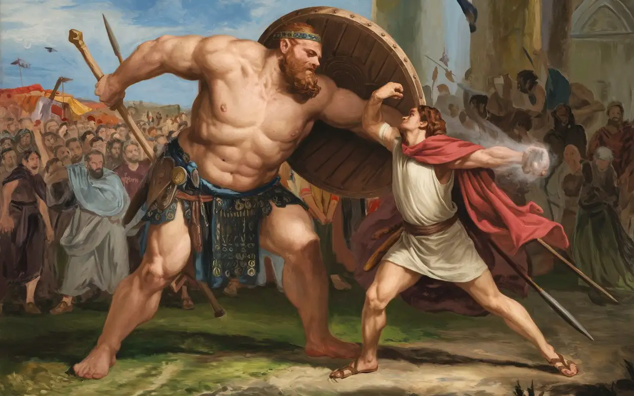 David-vs-Goliath-Battle-The-Moment-of-Victory