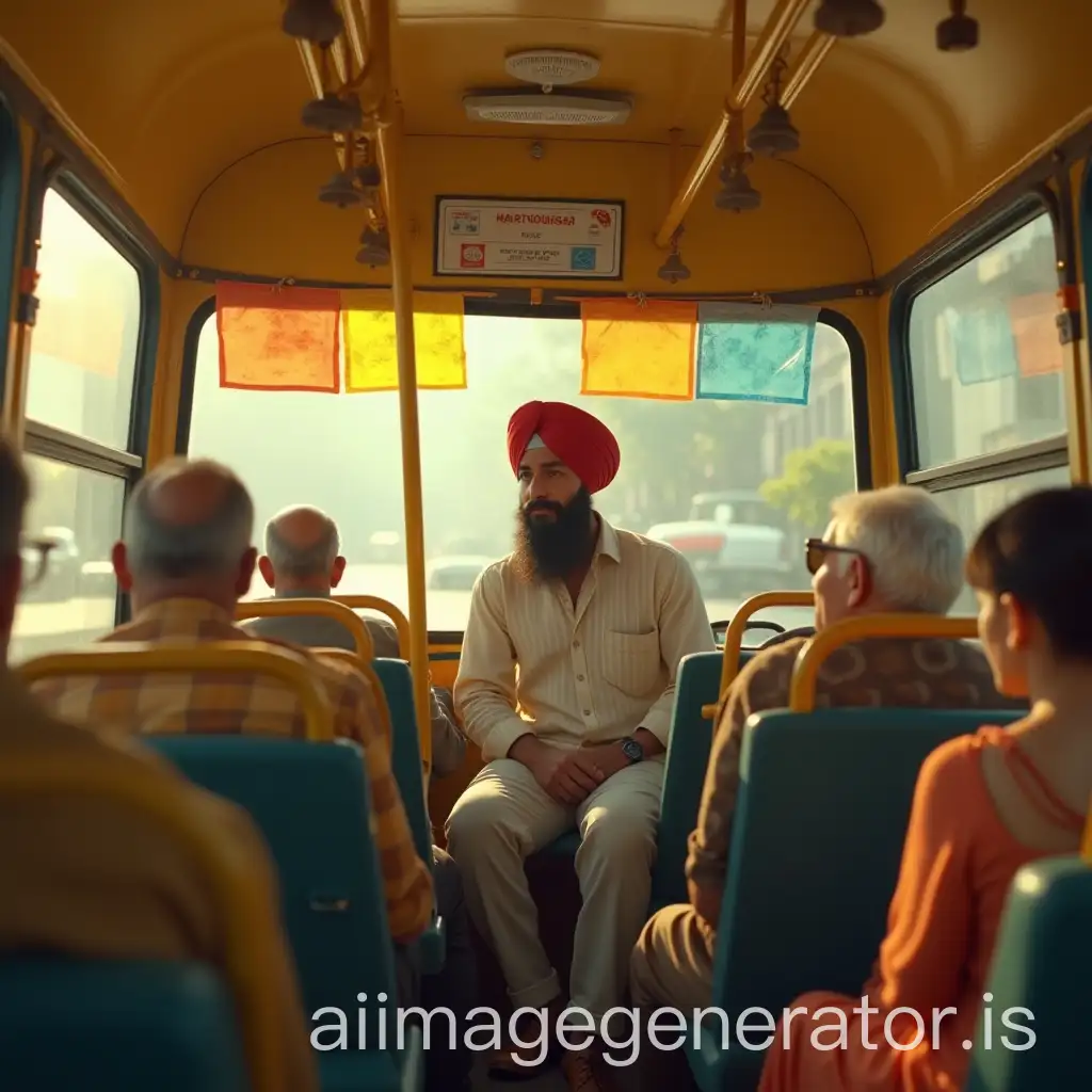 Interior-of-a-Bus-with-Colorful-Elements-and-Sunrays-in-Wes-Anderson-Style