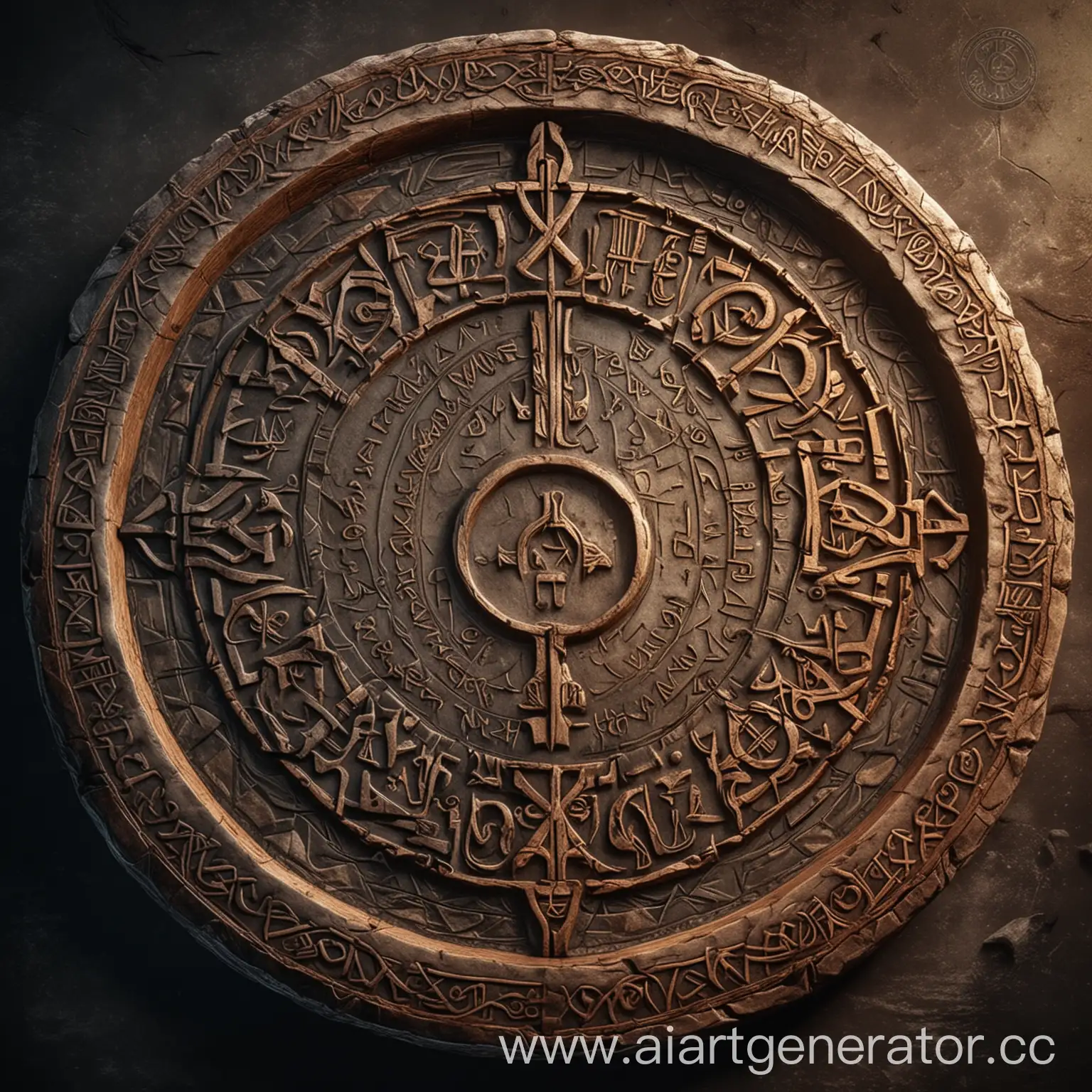 Ancient-Rune-Plate-with-Magical-Glow-for-Photoshop-Overlays