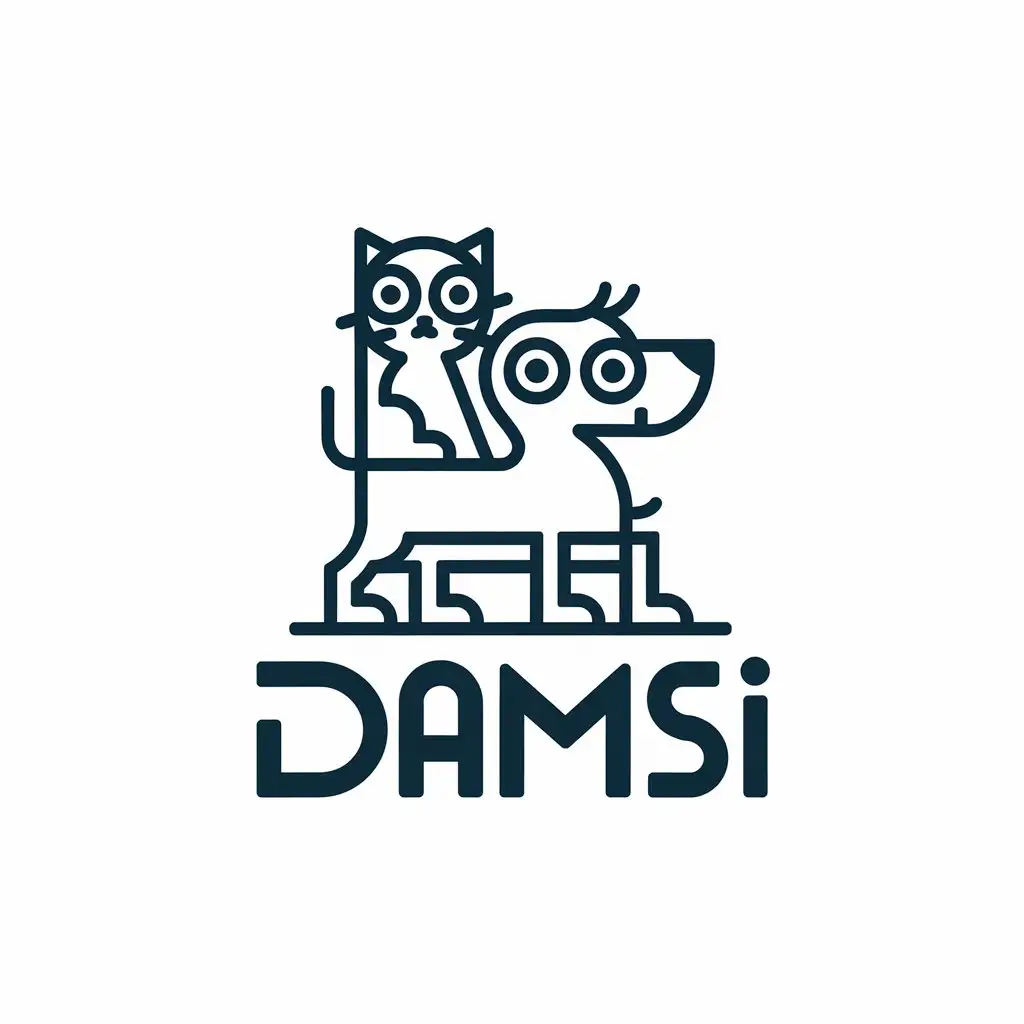 LOGO Design for Damsi Cat Dog and Pet Theme for the Animal and Pet Industry