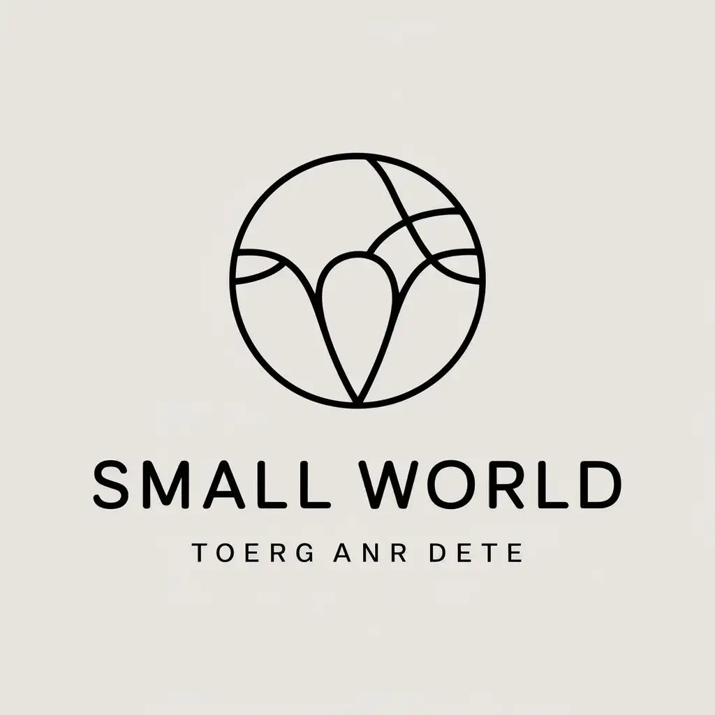 LOGO-Design-For-Small-World-Minimalistic-Vector-Design-with-Clear-Background