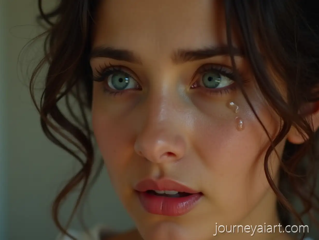 CloseUp-of-an-Attractive-Woman-Crying-in-Y2K-Fashion-Style