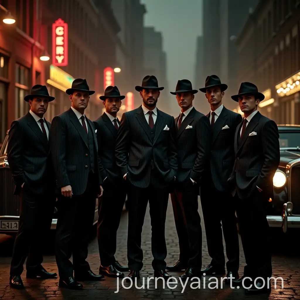 Mafia-Team-inAI-Art-Prompt-Expansion-1920s-Urban-Street-with-Classic-Cars-and-Dramatic-Lighting