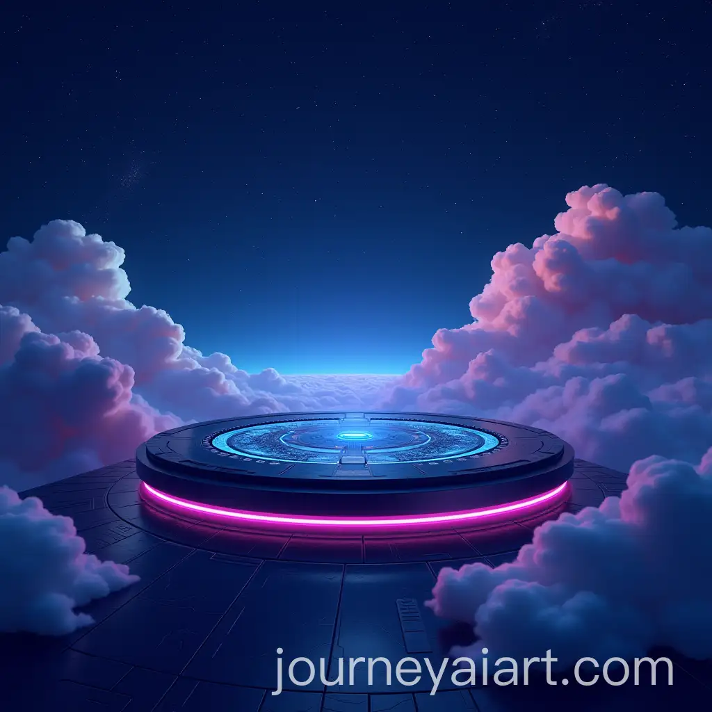 Futuristic-YouTube-Stream-Background-with-Cosmic-NebAI-Art-Prompt-Expansionula-and-Space-Control-Room
