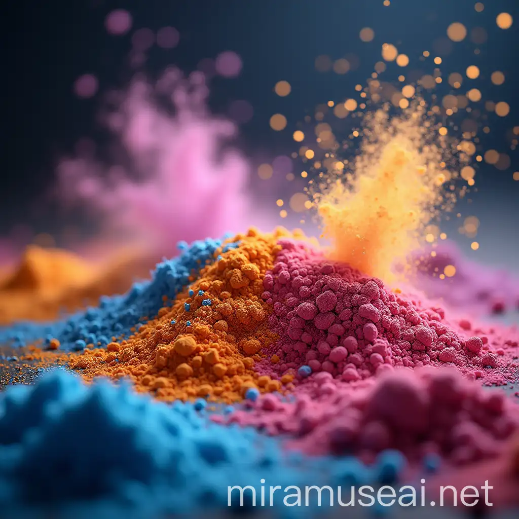 Colorful Effervescent Granules and Sparkling Bubbles in Medicinal Context