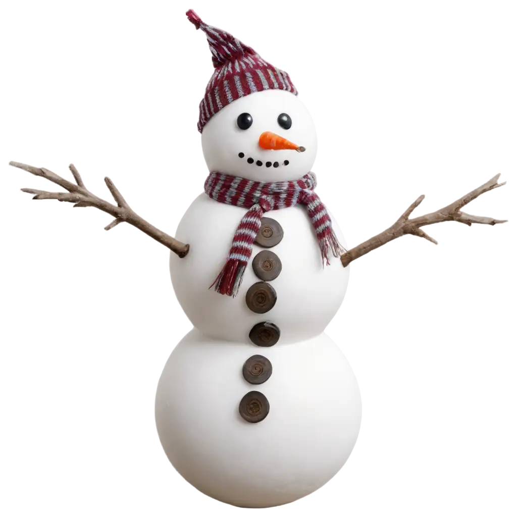 Snowman-PNG-Image-HighQuality-Transparent-Background-for-Holiday-and-Winter-Themes