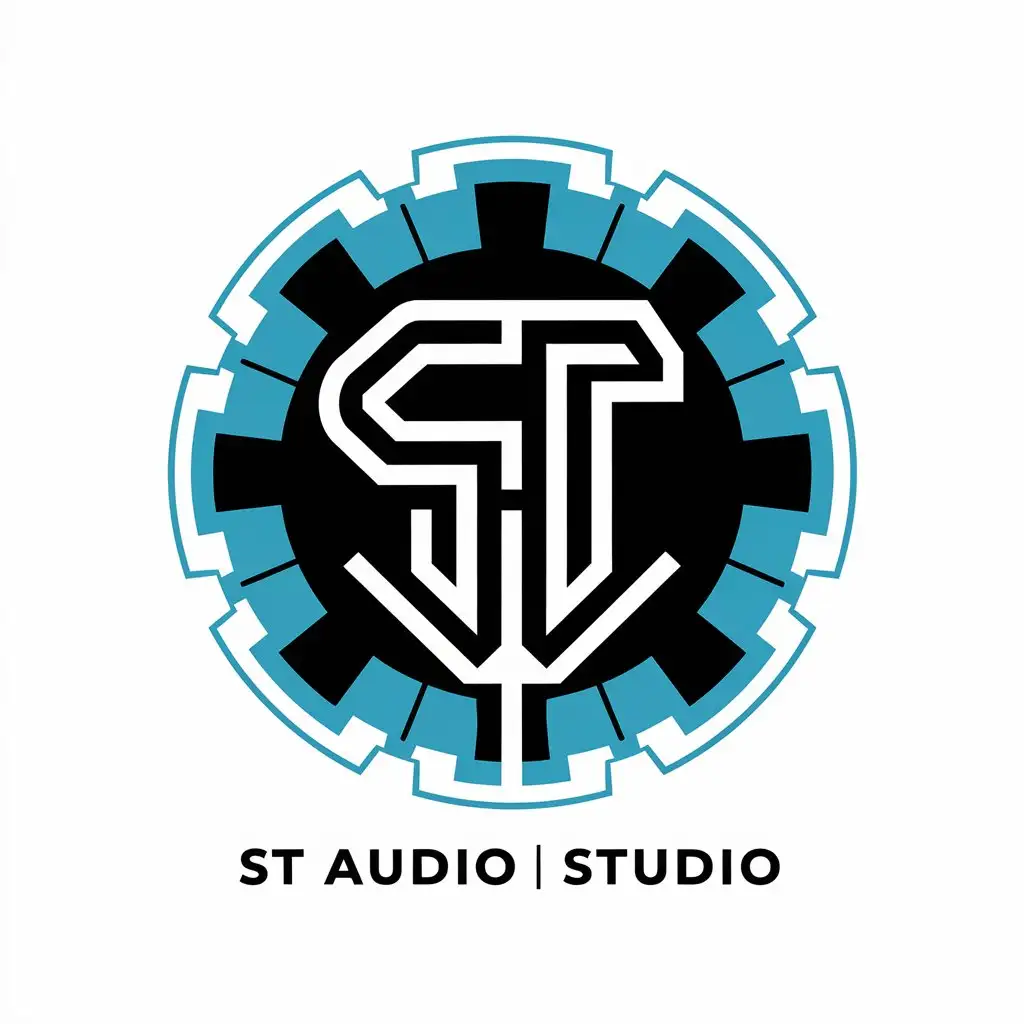 LOGO-Design-for-ST-Audio-Studio-Modern-Vector-with-Music-Industry-Symbolism